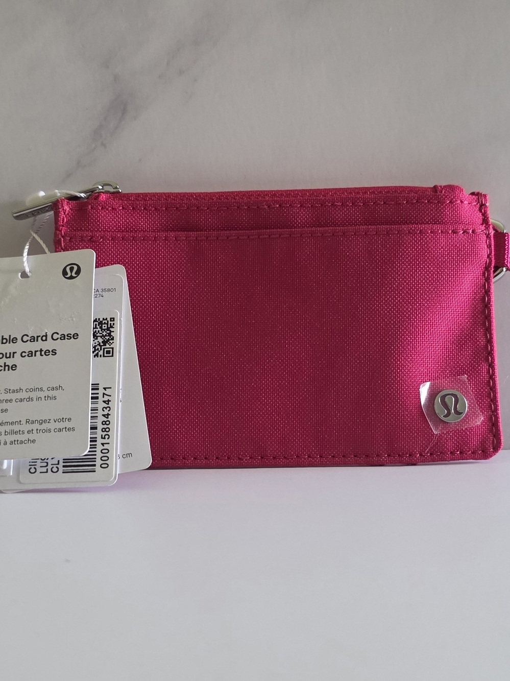 Lululemon Hot Pink Card Case Wallet